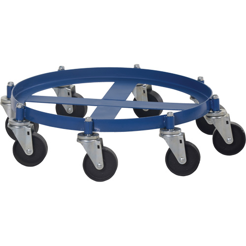 Chariot pour baril octogonal, Acier, Capacit&eacute;e 2000 lb, Diam&egrave;tre 27-1/16", Roue en Fonte Auto Electric Service Ltd.