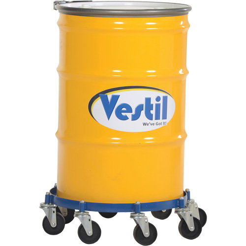 Chariot pour baril octogonal, Acier, Capacit&eacute;e 2000 lb, Diam&egrave;tre 27-1/16", Roue en Fonte Auto Electric Service Ltd.