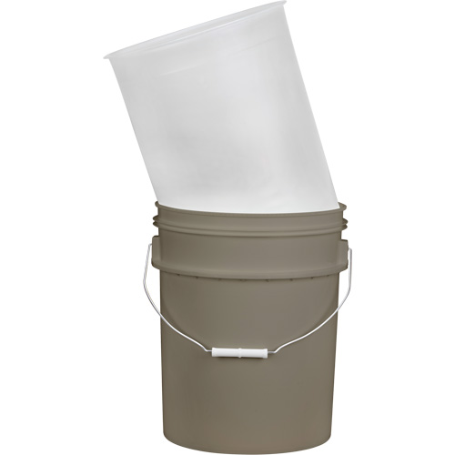 Doublure pour seau en plastique, 11-1/4" dia. x 14" h, 5 gal. US (4,16 gal. imp.) capacit&eacute; Auto Electric Service Ltd.