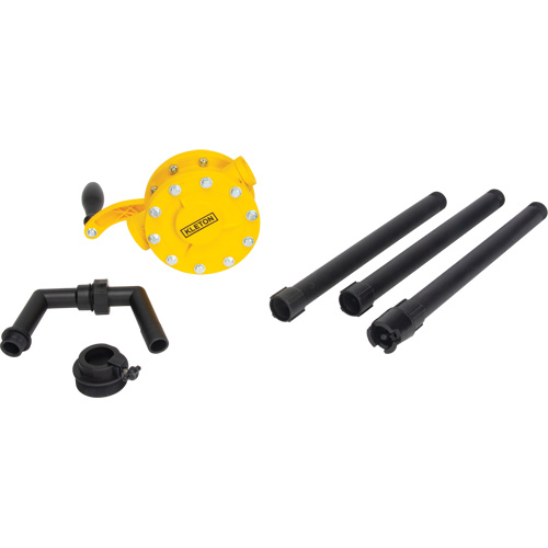 Pompe rotative pour baril, Polypropyl&egrave;ne, Pour capacit&eacute; 15 - 55 gal. US, 8 oz/course Auto Electric Service Ltd.