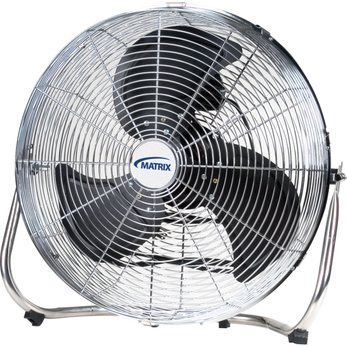 High-Velocity Floor Fan, Commercial, 3 Speed, 18" Diameter Auto Electric Service Ltd.