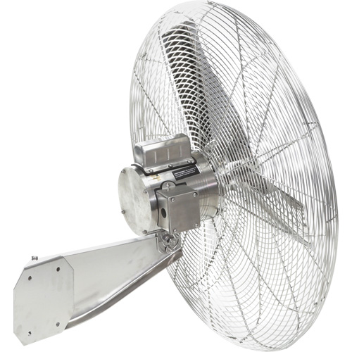 Ventilateurs en acier inoxydable lavables &agrave; grande eau pour service alimentaire, Industriel, 1 vitesses, Diam&egrave;tre de 20" Auto Electric Service Ltd.