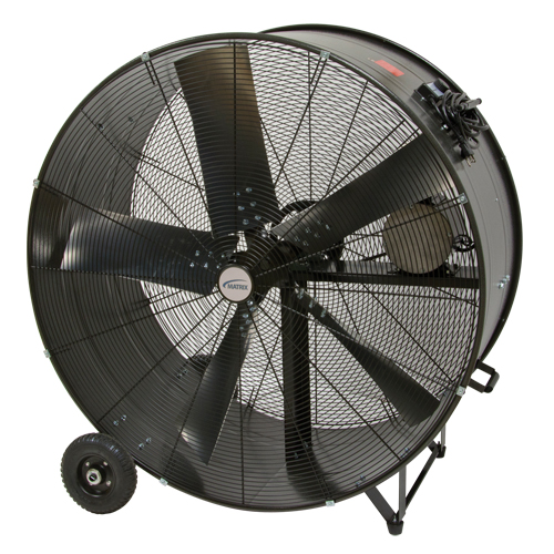 Ventilateur tambour robuste et fixe &agrave; courroie, Industriel, 2 vitesses, Diam&egrave;tre de 42" Auto Electric Service Ltd.