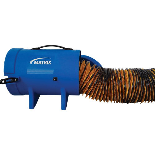 8" Air Blower with 25' Ducting & Canister, 1/4 HP, 816 CFM Auto Electric Service Ltd.