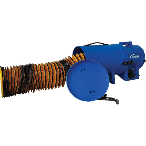 8" Air Blower with 25' Ducting & Canister, 1/4 HP, 816 CFM Auto Electric Service Ltd.