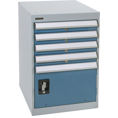 Pedestal Workbench with One Door & Four Drawers, 4 Drawers, 18" W x 21" D x 28" H Auto Electric Service Ltd.