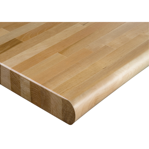 Laminated Hardwood Workbench Top, 60" W x 30" D, Bullnose Edge, 1 3/4" Thick Auto Electric Service Ltd.
