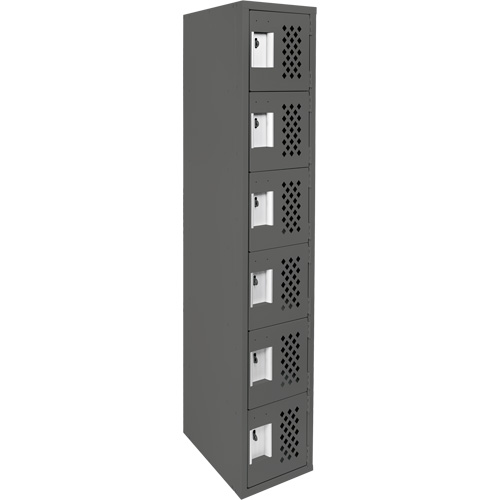 Petit casier perfor&eacute; Clean-Line, 6 niveaux, 15" x 72" x 12", Acier Auto Electric Service Ltd.