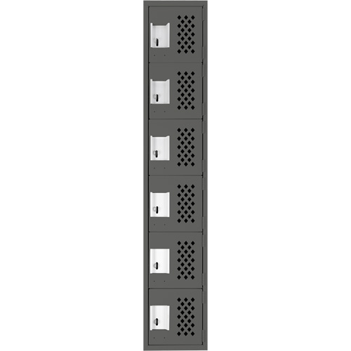 Petit casier perfor&eacute; Clean-Line, 6 niveaux, 15" x 72" x 12", Acier Auto Electric Service Ltd.
