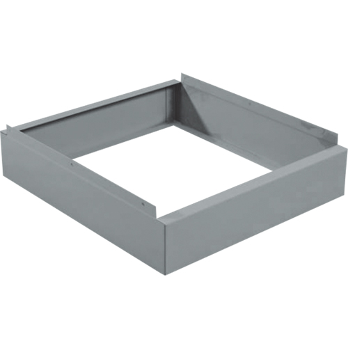 Clean Line Economy Lockers Recessed Base, 1 Banks, 4" H x 12" W x 18" D, Grey, Steel Auto Electric Service Ltd.