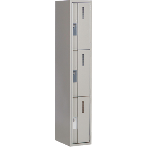 Casiers robustes Concorde, 3 niveaux, 12" x 18" x 72", Acier, Gris, Soud&eacute; (assembl&eacute;) Auto Electric Service Ltd.