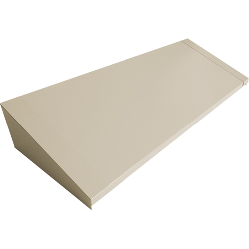 Dessus inclin&eacute; pour casiers robustes enti&egrave;rement soud&eacute; Concorde, Bloc de 4, 18" p x 48" la x 6" ha, Beige, Acier Auto Electric Service Ltd.