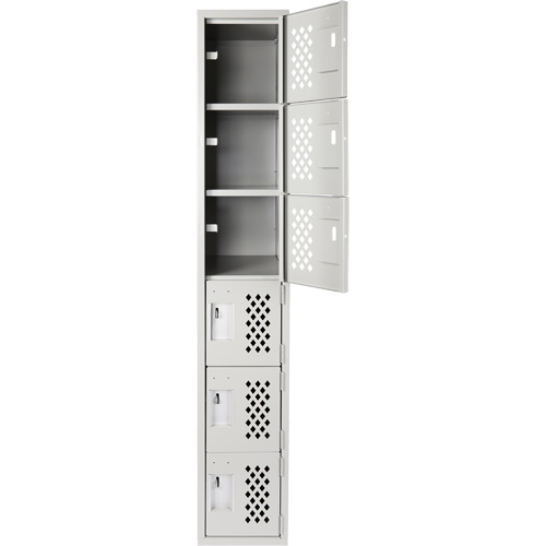 Petit casier perfor&eacute; Clean-Line, 6 niveaux, 15" x 72" x 12", Acier Auto Electric Service Ltd.
