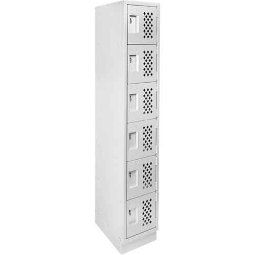 Petits casiers &eacute;conomiques assembl&eacute;s et perfor&eacute;s Clean Line, 6 niveaux, 18" x 72" x 12", Acier Auto Electric Service Ltd.