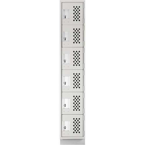 Petits casiers &eacute;conomiques assembl&eacute;s et perfor&eacute;s Clean Line, 6 niveaux, 18" x 72" x 12", Acier Auto Electric Service Ltd.