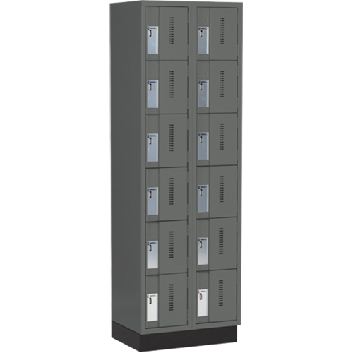 Casiers robustes Concorde, 6 niveaux, Bloc de 2, 24" x 18" x 76", Acier, Charbon, Soud&eacute; (assembl&eacute;) Auto Electric Service Ltd.