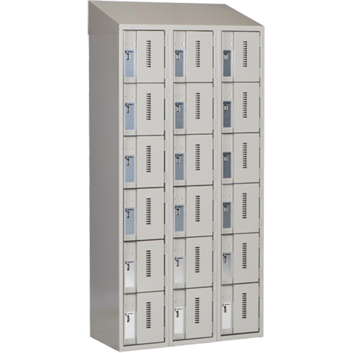 Casiers robustes Concorde, 6 niveaux, Bloc de 3, 36" x 18" x 78", Acier, Gris, Soud&eacute; (assembl&eacute;) Auto Electric Service Ltd.