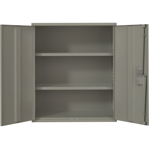 Lo-Boy Storage Cabinet, Steel, 2 Shelves, 40" H x 36" W x 18" D, Grey Auto Electric Service Ltd.