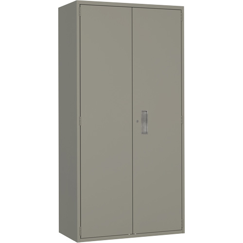 Hi-Boy Storage Cabinet, Steel, 4 Shelves, 72" H x 36" W x 18" D, Grey Auto Electric Service Ltd.