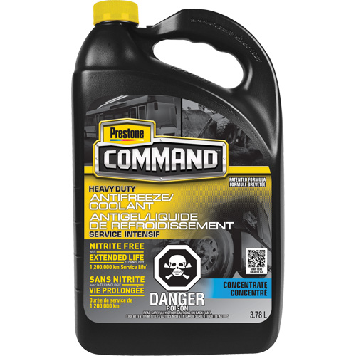 Liquide de refroidissement/antigel concentr&eacute; sans nitrate robuste longue dur&eacute;e pour service lourd Command, 3,78 L, Cruche Auto Electric Service Ltd.