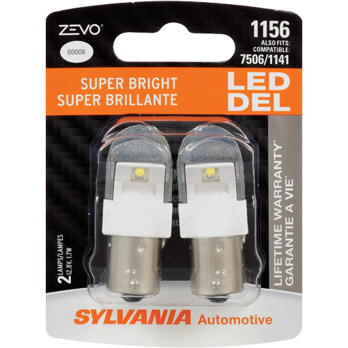 1156 Mini-ampoule automobile Zevo, DEL, 1,7 W, Blanc Auto Electric Service Ltd.