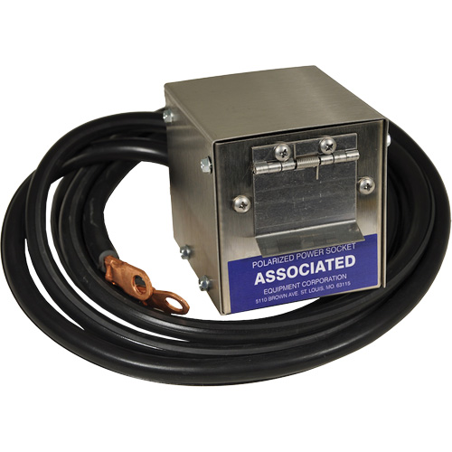 Boîte de douille polaris&eacute;e en acier inoxydable &agrave; brancher pour mod&egrave;le 6139, 4 AWG, C&acirc;ble 5' Auto Electric Service Ltd.