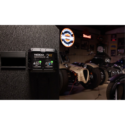 Chargeur de batterie 2 sorties de 4 A Genius 2X2 Auto Electric Service Ltd.