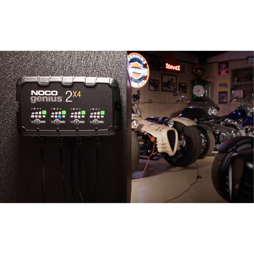 Chargeur de batterie 4 sorties de 8 A Genius 2X4 Auto Electric Service Ltd.