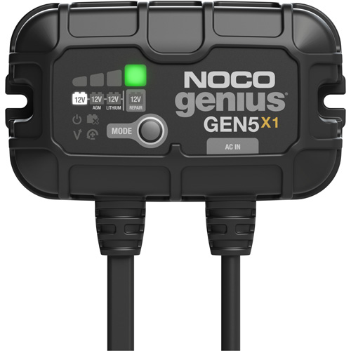 Chargeur de batterie embarqu&eacute; &agrave; 1 sortie de 5 amp&egrave;res Gen5X1 Genius Auto Electric Service Ltd.