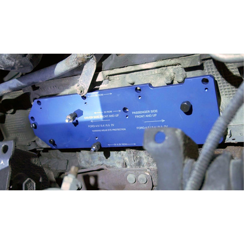 Manifold Drill Template for Ford 4.6L, 5.4L & 6.8L Auto Electric Service Ltd.