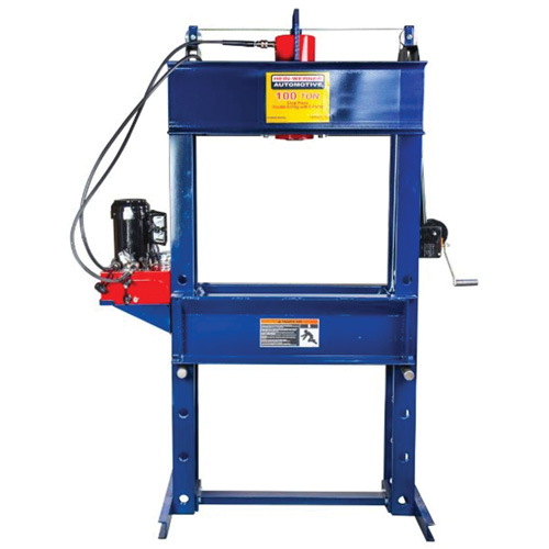 Double Acting Shop Press with Electric Pump, 100 tons Capacity Auto Electric Service Ltd.