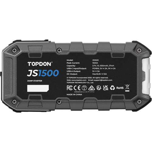 JumpSurge1500 Jump Starter, Booster, Power Bank & Flashlight Auto Electric Service Ltd.