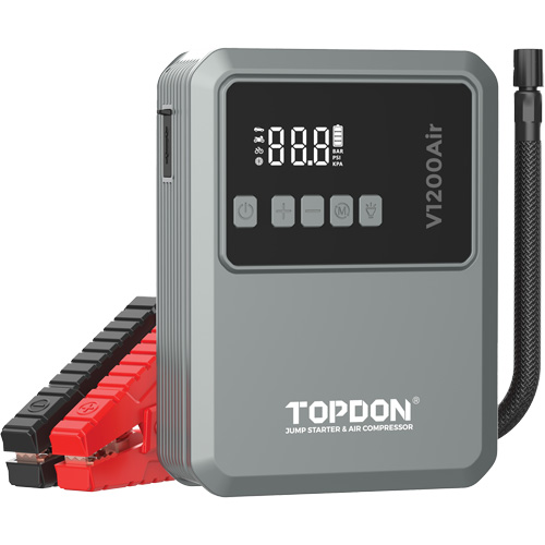V1200Air 2-in-1 1200 Peak Amp Jump Starter & Tire Inflator Auto Electric Service Ltd.