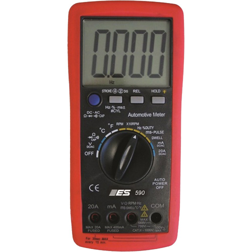 Multim&egrave;tre num&eacute;rique professionnel pour automobile avec &eacute;tui Auto Electric Service Ltd.