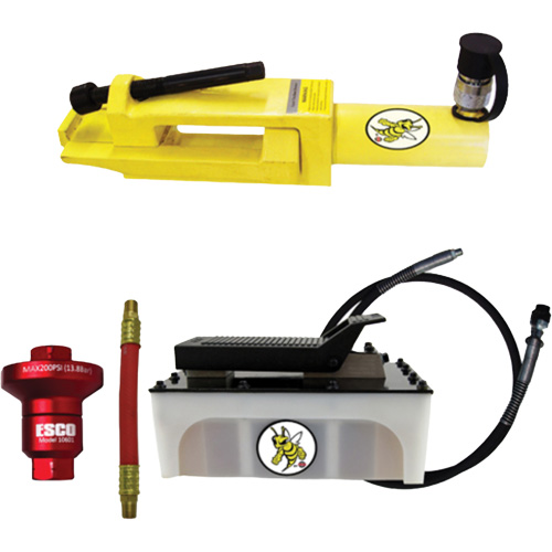 Ensemble de brise-talon pour pneus g&eacute;ants/&eacute;quipement de terrassement Yellow Jackit Auto Electric Service Ltd.