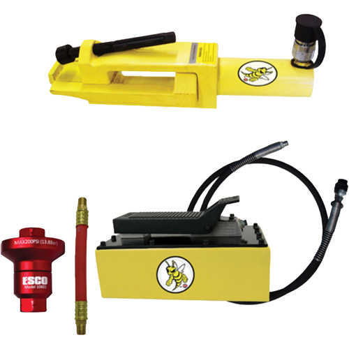 Ensemble de brise-talon pour pneus g&eacute;ants/&eacute;quipement de terrassement Yellow Jackit Auto Electric Service Ltd.