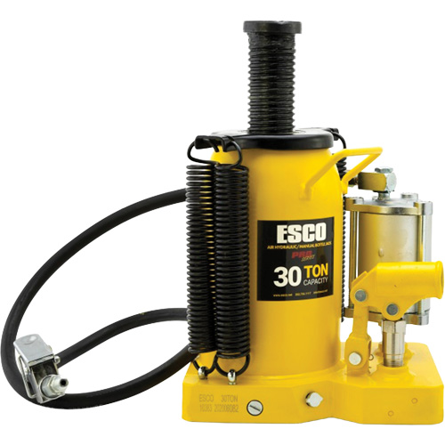 Pro Series  Bottle Jack, 30 tons, Air Hydraulic, 20" Raised Height Auto Electric Service Ltd.