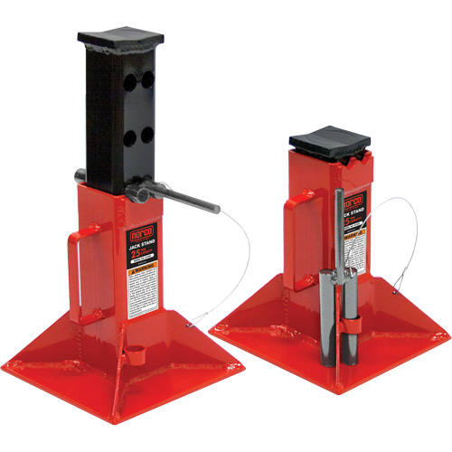 Chandelles, Tige verrouillable, Capacit&eacute; de 25 tonnes, 12" - 20" h Auto Electric Service Ltd.