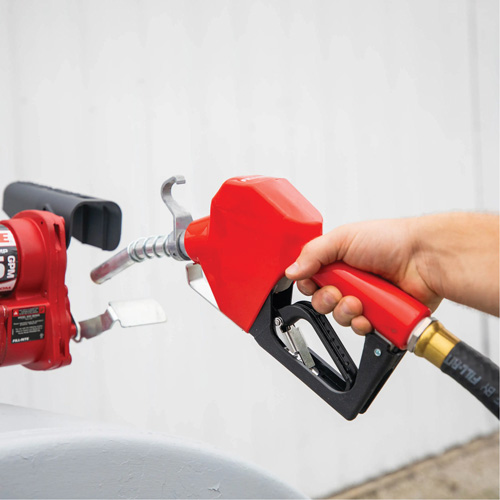 Pistolet de distribution automatique rouge pour essence Auto Electric Service Ltd.