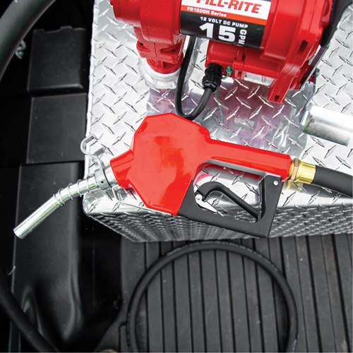 Pistolet de distribution automatique rouge pour essence Auto Electric Service Ltd.