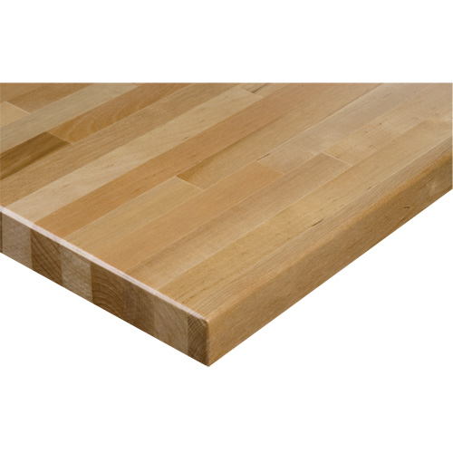 Hardwood Workbench Top, 60" W x 30" D, Square Edge, 1-1/4" Thick Auto Electric Service Ltd.