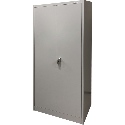 Armoire de rangement, Acier, 4 Tablettes, 66" h x 30" la x 15" P, Gris Auto Electric Service Ltd.