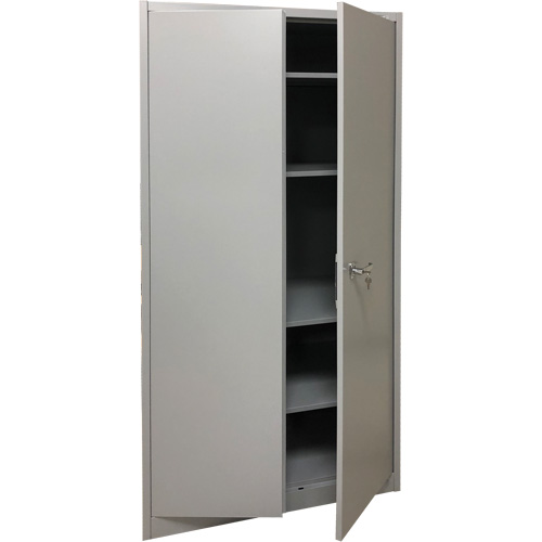 Storage Cabinet, Steel, 4 Shelves, 78" H x 36" W x 24" D, Grey Auto Electric Service Ltd.