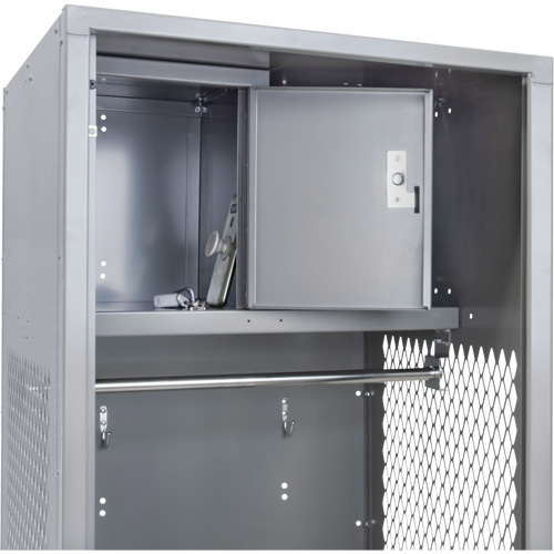 Gear Locker, Steel, 24" W x 24" D x 72" H, Grey Auto Electric Service Ltd.