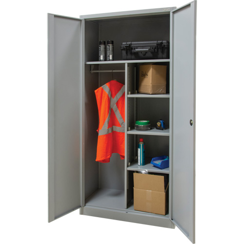 Armoire de rangement combin&eacute;e, 36" la x 18" p x 72" h, Gris Auto Electric Service Ltd.