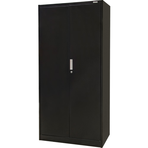 Hi-Boy Storage Cabinet, Steel, 4 Shelves, 72" H x 36" W x 18" D, Black Auto Electric Service Ltd.