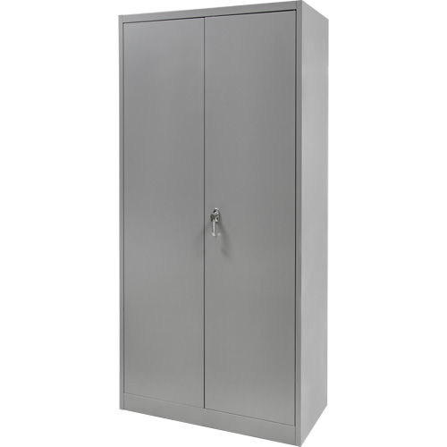 Wardrobe Storage Cabinet, Steel, 36" W x 18" D x 72" H, Grey Auto Electric Service Ltd.
