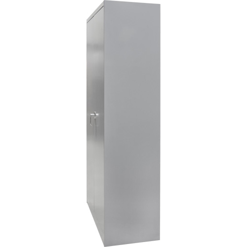 Wardrobe Storage Cabinet, Steel, 36" W x 18" D x 72" H, Grey Auto Electric Service Ltd.