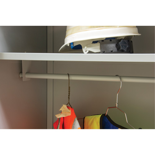 Wardrobe Storage Cabinet, Steel, 36" W x 18" D x 72" H, Grey Auto Electric Service Ltd.