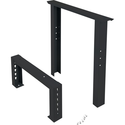 Pattes d'&eacute;tabli pour service industriel, Acier, 24" p x 34" h, Simple Auto Electric Service Ltd.